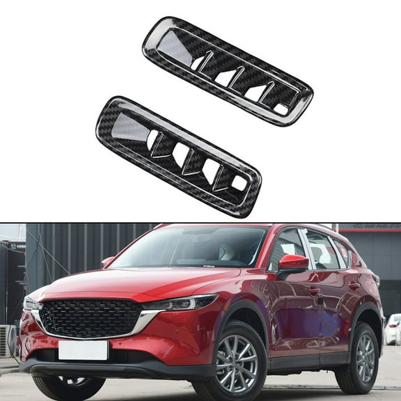 Mduoduo Carbon Fiber A pillar Air Vent Outlet Cover Trim For Mazda For CX-5 2017-2024 Car Accessories