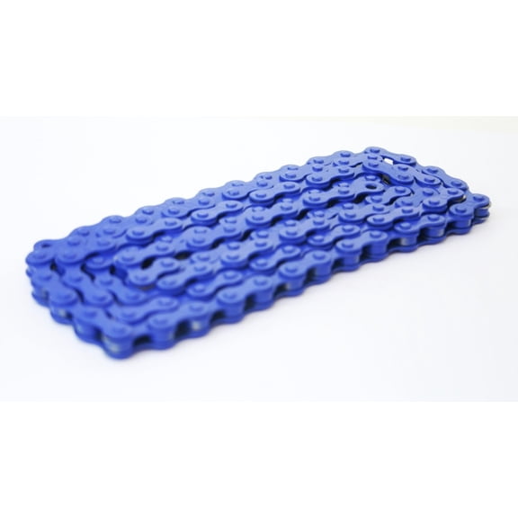 DUO Bicycle Parts BC1218CRB Bicycle Chain Royal Blue 0.5 x 0.12 in.
