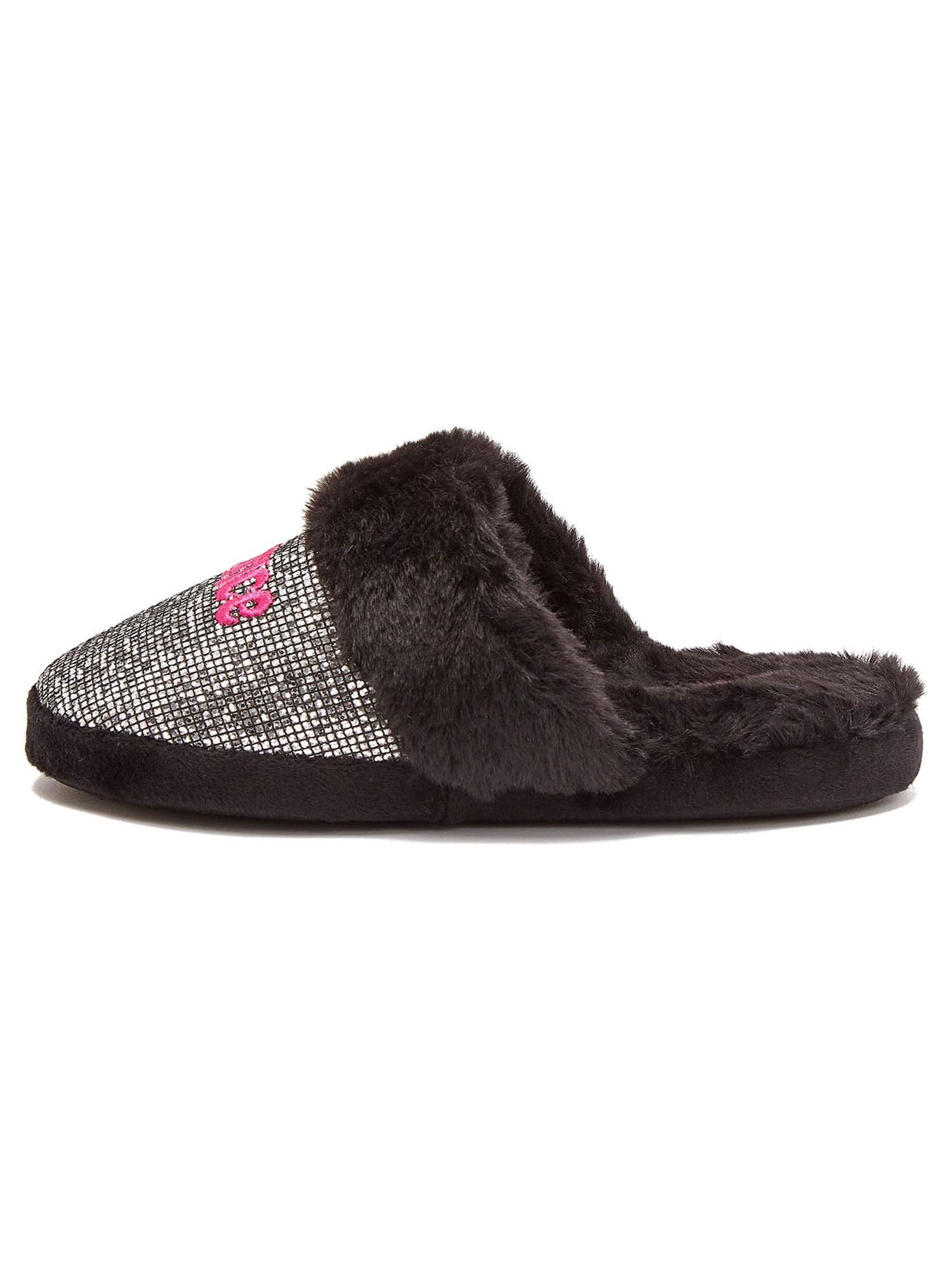 Justice Little & Big Girls Slip-on Scuff Slippers, Sizes 13-6
