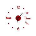 thumbnail image 2 of Agiferg DIY Wall Clock 3D Mirror Surface Sticker Home Office Decor Clock, 2 of 4