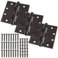 thumbnail image 2 of Cauldham (3 Pack) Commercial-Grade 4-1/2" Full Mortise Ball-Bearing Door Hinges - Oil Rubbed Bronze, 2 of 7