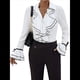 thumbnail image 2 of Camisa Informal con Mangas Acampanadas y Volantes de Color Liso para Mujer, y Otoño 2025 XXL, 2 of 7