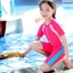 thumbnail image 3 of Laklulu Traje de baño de una Pieza para niñas y niños Traje de baño Corto para Deportes acuáticos para niños Trajes de baño con protección Solar Traje de baño Conservador de una Pieza para niños, 3 of 6