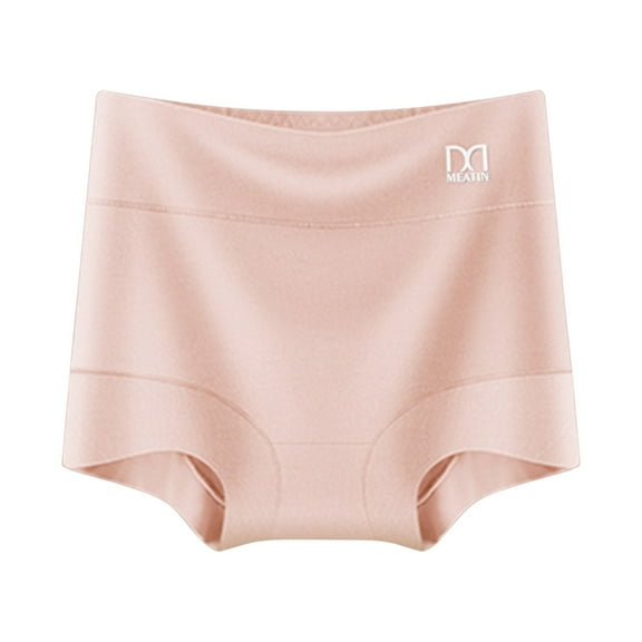 Busydd Womens Underwear Breathable Seamless Cotton Underwear for Women Stretch No Show High Waisted Underwear for Women Tummy Control Boxers Briefs