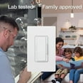 thumbnail image 3 of Lutron MACL-153M-RHWWH Maestro® 3-Way Duo Dimmer, 3 of 11