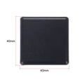 thumbnail image 2 of Standard Plastic Square Aluminum Extrusion End Cap Black 40x40mm 24pcs, 2 of 5