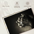 thumbnail image 6 of Elephant Stock Christian Prayer Wall Art - Horizontal Canvas Wall Art - Living Room Wall Decor - Religion And Spirituality Canvas - Gray And Black Decor - 36" x 24", 6 of 8