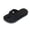 Black-4, variant on Boys Thong Sandals Non Slip Contrast Sole Cushioned EVA Outsole Summer Beach Slippers For Kids Outdoor Water Shoes US:12 Black