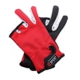 thumbnail image 2 of Guantes de pesca transpirables y transpirables con palma antideslizante ajustable rojo Zulema Guantes de pesca, 2 of 6