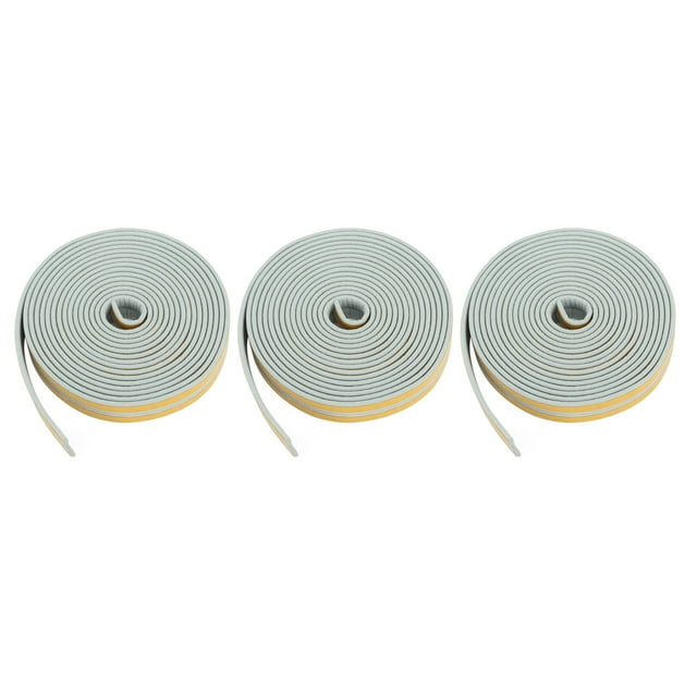 Tira De Espuma Para Sello De Puerta, 6 Piezas, Espuma De Sellado Multiusos A Prueba De Viento, Burlete, Absorción De Impactos, EPDM De Alta Densidad Para Puerta De Ventana