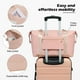 thumbnail image 5 of Set de equipaje LONG VACATION, ligero, carcasa dura de ABS, 6 piezas, rosa, 5 of 7