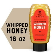 Nature Nate's Whipped Honey: Raw and Unfiltered Honey - 16 oz Gluten-Free Honey