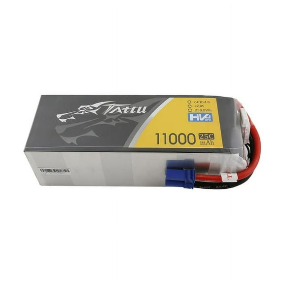 Tattu Lipo Battery 6S 11000mAh 22.8V 25C with EC5 Plug for UAV Drone