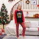 thumbnail image 4 of Merry Xmas Letter Print Family Christmas Pajamas Set 2024 New Year Clothes Adults Kids Matching Outfit Baby&Dog Romper Xmas Look, 4 of 4