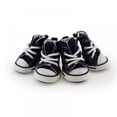 thumbnail image 3 of Pet Dog Shoes, Puppy Canvas Sport Shoes Sneaker Boots, Non Slip Causal Shoes Dog Paw Protective Cover for Outdoor Walking, Sports and Hot Pavement, 4pcs, 3 of 6