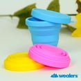 thumbnail image 2 of Wealers Silicon Outdoor Camping Compact Collapsible Cup, (Pack of 3), 2 of 4