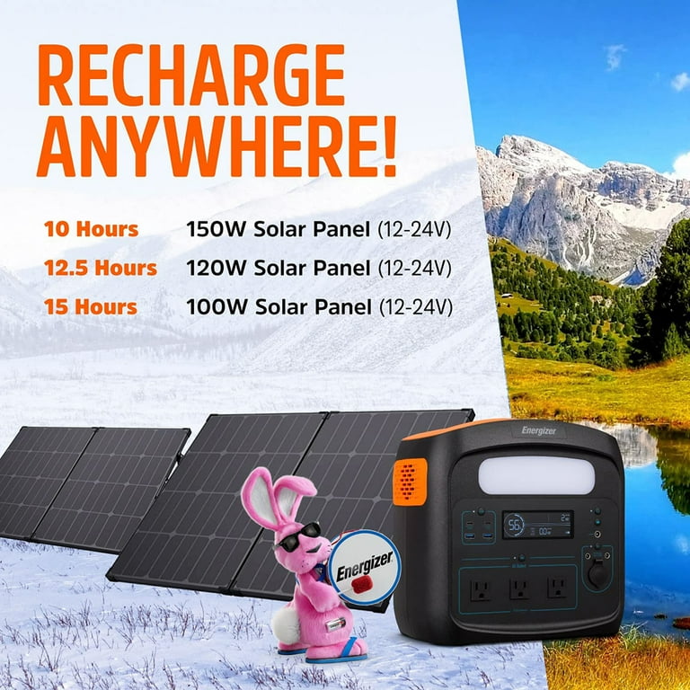Energizer 960W MAX Portable Power Station LiFePO4 Solar