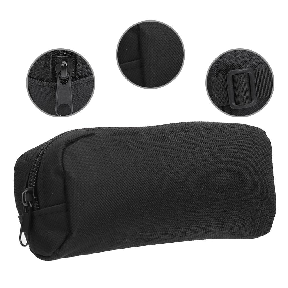 Ski Goggle Protection Bag Pouch Glasses Nylon Storage Bag Case Container Black 