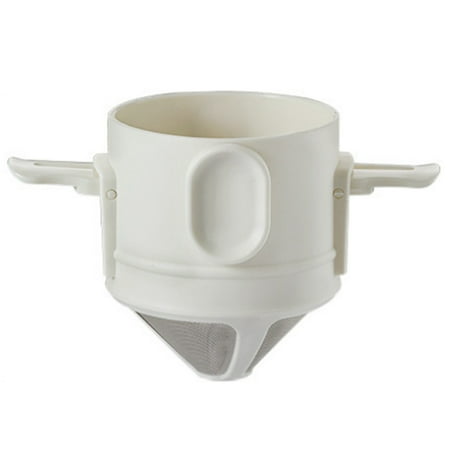 

Ieegkit Foldable Reusable Coffee Filter Coffee Maker Mesh Holder Stainless Steel Machine for Household Kitchen Coffee Tools B