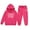 Hot Pink, variant on Toddler Outfits for Girls Sets Winter Hoodie Joggers Comfy Casual Kids Print Cute Girls' Fall Clothing Sets Coffee Size 4-5T