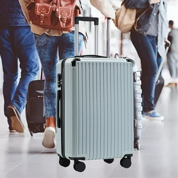 Maleta de equipaje rigida con cerradura Digital bolso de mano multifuncional estuche de viaje para hombres de negocios fin de semana al aire libre Azul claro Walmart en linea