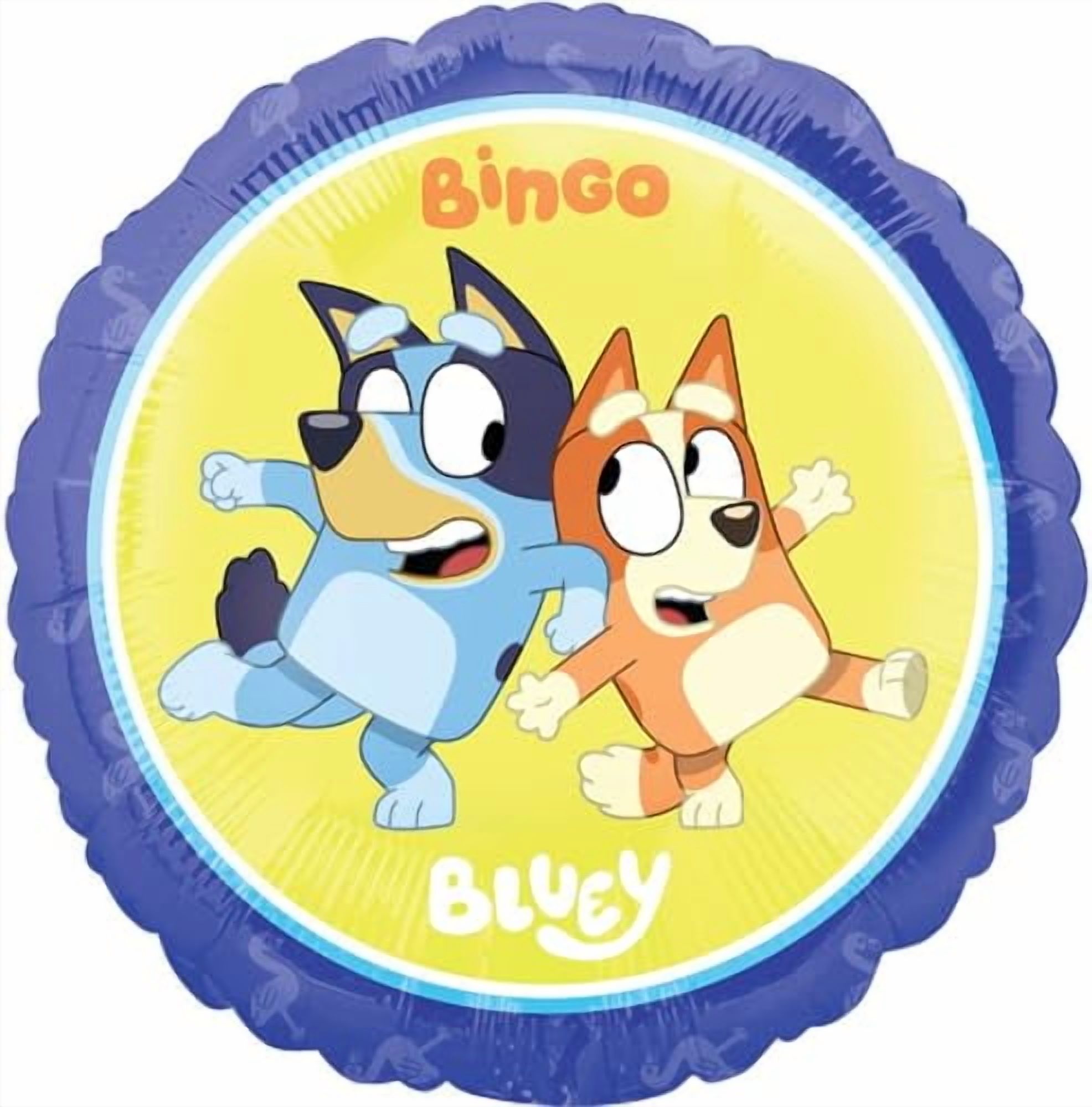 Bluey and Bingo Birthday Party Supplies Balloon Bouquet Decorations 7pc
