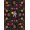Black Multi, Pattern 13, variant on ODIKA 8'x10' Washable Area Rug Non-Shedding, Easy Care, Astronaut Galaxy Star Design With Cosmic Nebula Border Space Flowing Dynamic for King Size Bedroom Under Bed, Master Suite