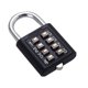 thumbnail image 1 of Candado de combinación de llave, candado de aleación de metal, candado de botón ciego, candado de puerta antirrobo, candado fijo para hombre viejo oso de fresa Hogar, 1 of 2