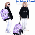 thumbnail image 1 of Mochila enrollable J World Girls Sunrise 18 para viajes escolares, 1 of 7