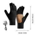 thumbnail image 3 of Heated Gloves, Touchscreen Thermal Winter Gloves Windproof Warm Grip Design, Rechargeable Hand Warmers for Cycling Running Outdoor Work Use, 3 of 5