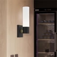 thumbnail image 2 of Beaumont Lane 1-Light Twist Lock Metal Single Sconce in Textured Black, 2 of 14
