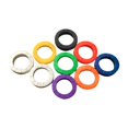 thumbnail image 5 of Mightlink 32Pcs Plastic Key Covers Tags Soft Rubber Key Identifiers Standard Flat Organization House Key Colorful Key Toppers, 5 of 7