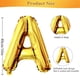 thumbnail image 2 of Guirnalda de Globos Joycard 16" Letras de Papel Metálico Dorado Feliz Cumpleaños, 2 of 7