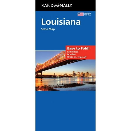 Louisiana Easy to Fold State Map: Lsef, (Paperback)