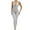 Gray, variant on Womens Sleeveless Yoga Jumpsuits Tummy Control Workout Jumpsuits Athletic Romper Running Sportswear Elastic Tight Jumpsuits