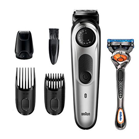 Braun Beard Trimmer for Men BT5265, Cordless & Rechargeable Hair Clipper, Mini Foil