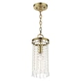 thumbnail image 6 of 51062-01 Livex Lighting Elizabeth - 1 Light Mini Pendant in Glam Style - 6 Inches wide by 14.75 Inches high-Antique Brass Finish    -Traditional, 6 of 9