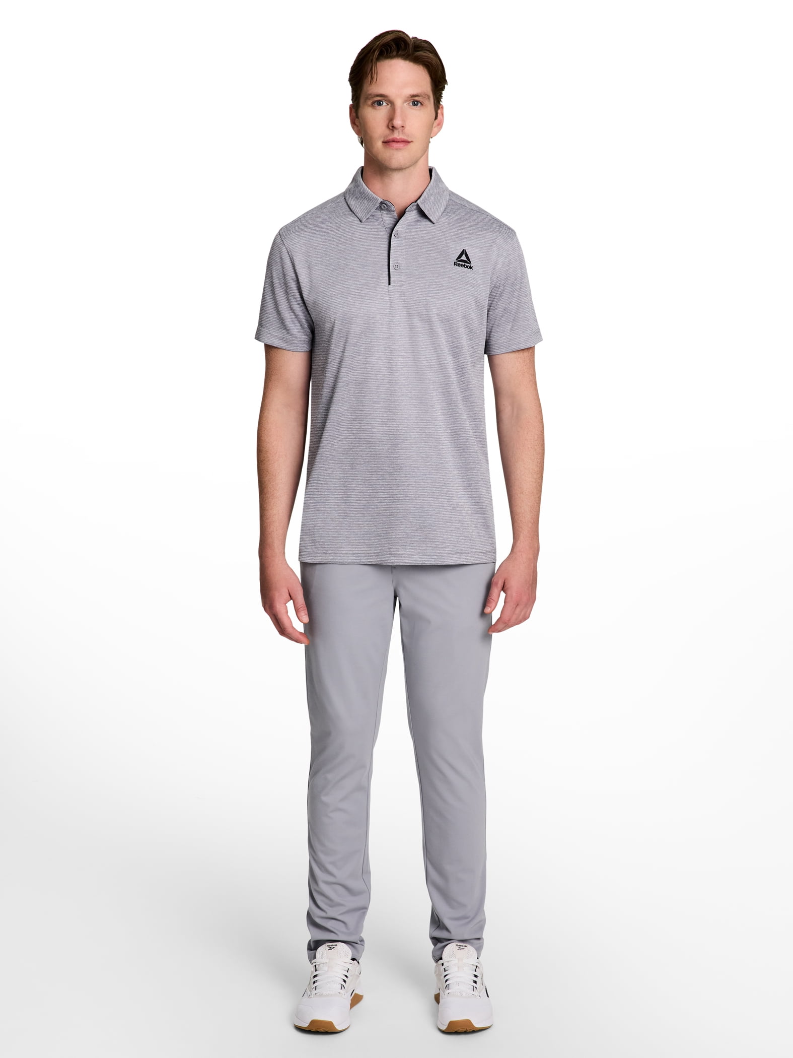 Reebok Men's and Big Men's Performance Polo Shirt, Sizes XS-5XL