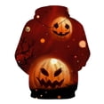 thumbnail image 3 of Sudadera con capucha de Halloween para hombre y mujer, ropa informal con cabeza de calabaza aterradora, holgada, 3D, Hip Hop, divertida, otoño, 3 of 4