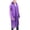 Purple, variant on Fridja Women And Man Casual Long Sleeve Windbreaker Waterproof Raincoat