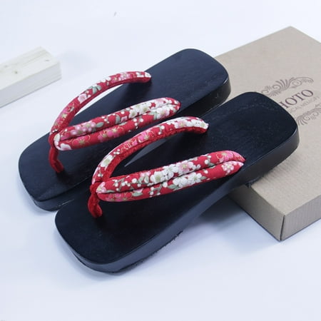 

Dyfzdhu Men Shoes Square Head Fashion Clip Toe Flip Flop Japanese Clogs Cool Flip Flop