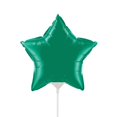 thumbnail image 2 of 9 inch Star - Emerald Green (Air-Fill Only) Foil Mylar Balloon - Party Supplies Decorations, 2 of 2