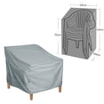 thumbnail image 3 of Housse Imperméable pour Meubles de Jardin et d'Extérieur, Chaises Empilables, Housse de Protection pour Gril, 3 of 5