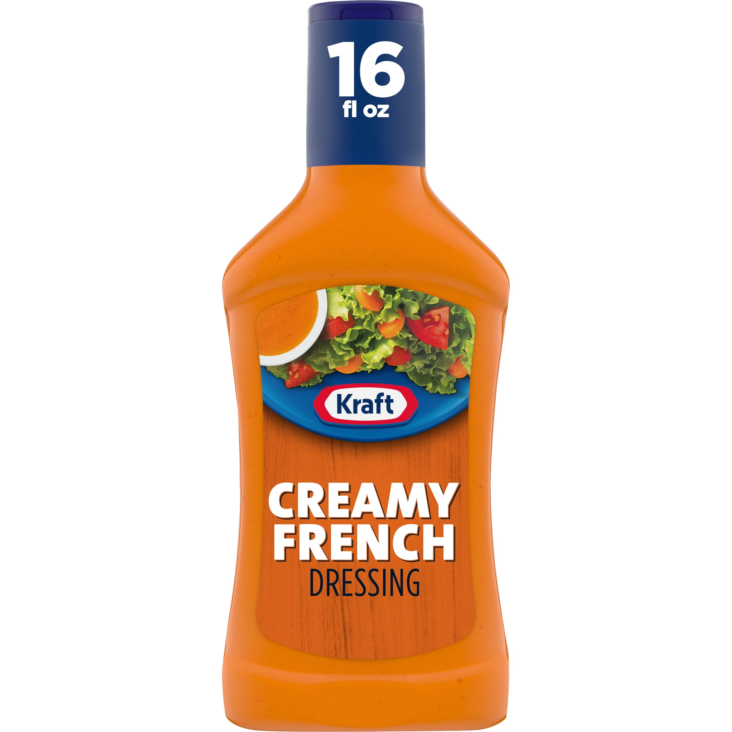 Kraft Creamy French Salad Dressing, 16 fl oz Bottle - Walmart.com ...