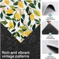thumbnail image 3 of Yellow Lemon Fruit Flowers White Pattern Kitchen Rugs Sets Of 3,Kitchen Runner Rugs Non Skid Washable,Decorative Kitchen Floor Mats for Kitchen,Sink,Laundry,17"x30"+ 17"x47" + 17"x59", 3 of 6