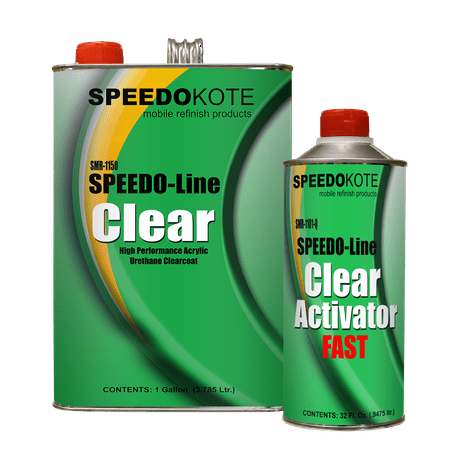 Clear Coat 2K Acrylic Urethane, SMR-1150/1101-Q 4:1 Gallon Clearcoat Fast