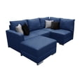 thumbnail image 1 of Sala Esquinera El Bazar Store Frigg Azul Marino 230x150 cm, Tela Lino nacional, Modular, 1 of 1