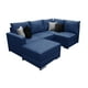 thumbnail image 1 of Sala Esquinera El Bazar Store Frigg Azul Marino 230x150 cm, Tela Lino nacional, Modular, 1 of 1