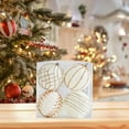 thumbnail image 2 of 4ct White and Gold Christmas Ball Ornaments Set - Elegant Shatterproof Xmas Tree Decorations, Assorted Hanging Orbs for Holiday & Party Decor, 2 of 7