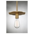 thumbnail image 6 of Trade Winds Lighting 1-Light Pendant Light In Natural Brass, 6 of 6